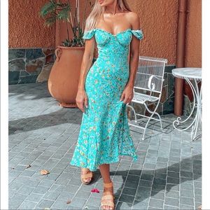 Hello Molly Single Status Midi Dress